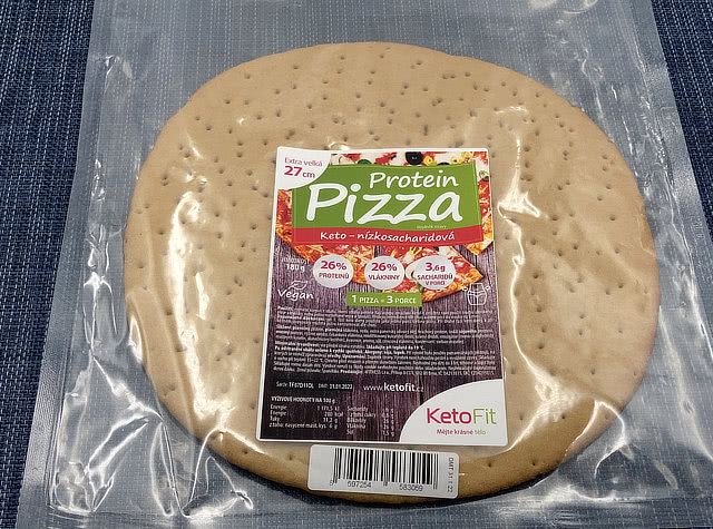proteinová pizza korpus ketofit