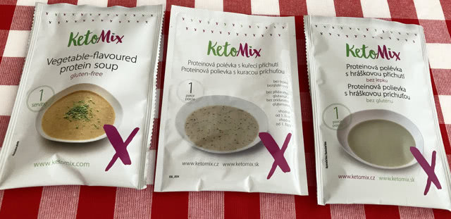 proteinové polévky dietní ketomix