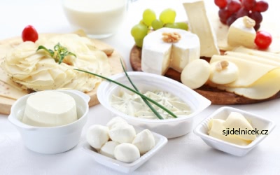 Kalorie u mléka a mléčných výrobků