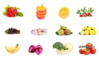 Které potraviny obsahují vitamín C?