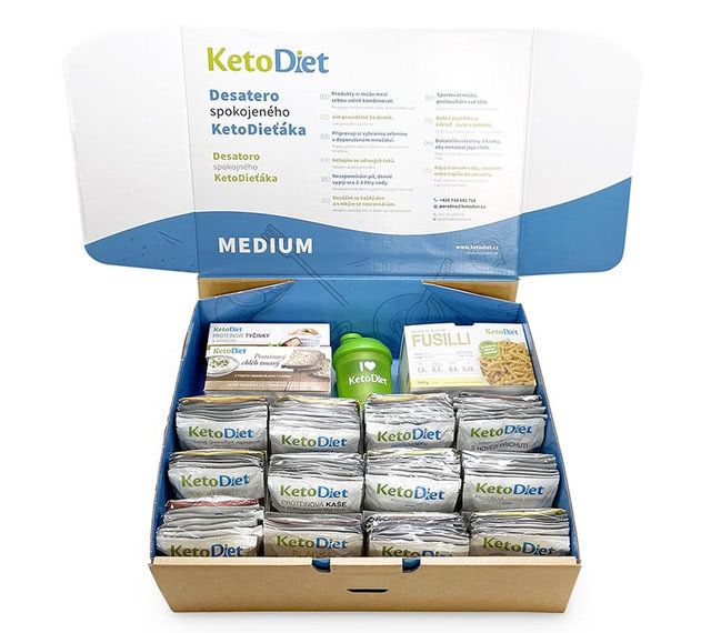 keto diet balíček medium hubnutí