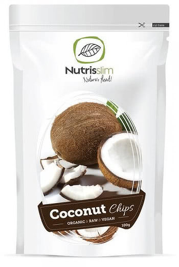 kokosové chipsy raw