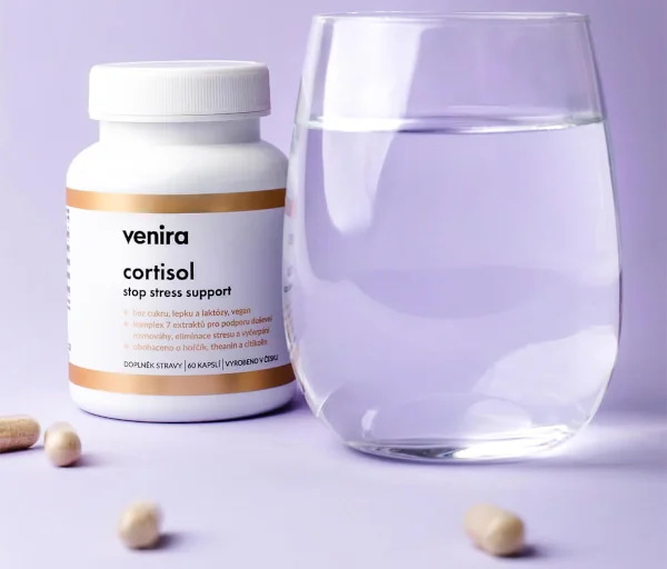 VENIRA cortisol stop stress support recenze zkušenost