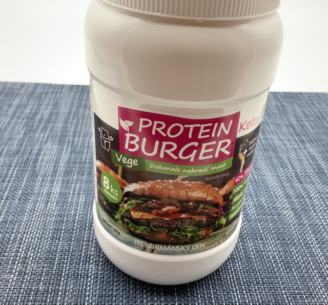 protein vege burger ketofit