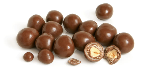 ořechy v čokoládě