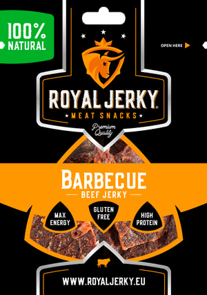 sušené maso royal jerky příchuť barbecue